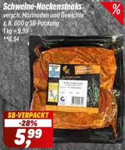 Simmel Schweine-Nackensteaks Angebot