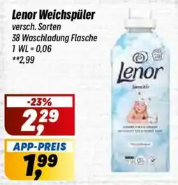 Simmel Lenor Weichspüler Angebot