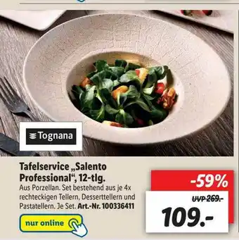 Lidl Tognana Tafelservice „salento Professional“, 12-tlg. Angebot