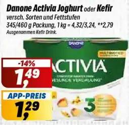 Simmel Danone Activia Joghurt Angebot