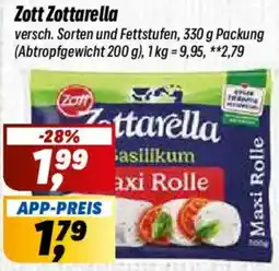 Simmel Zott Zottarella Basilikum Maxi Rolle Angebot