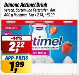 Simmel Danone Actimel Drink Angebot