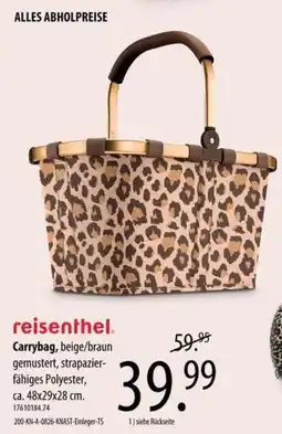 Franz Knuffmann reisenthel Carrybag, beige/braun gemustert Angebot