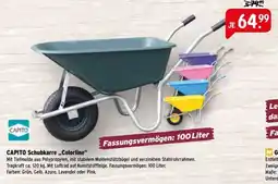 Raiffeisen Markt CAPITO Schubkarre „Colorline“ Angebot