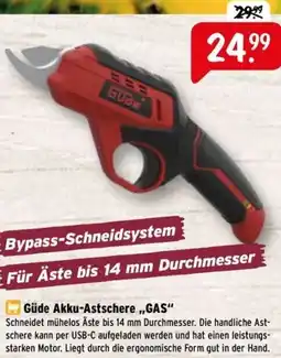 Raiffeisen Markt Güde Akku-Astschere „GAS“ Angebot