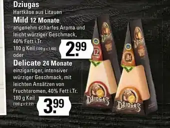 Marktkauf Dziugas Hartkäse Aus Litauen Mild 12 Monate Oder Delicate 24 Monate Angebot