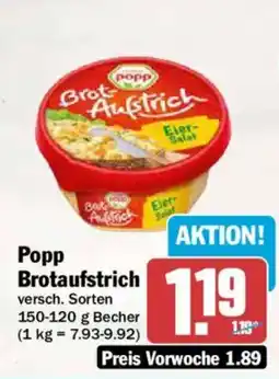 AEZ Popp Brotaufstrich Angebot