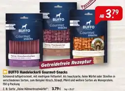 Raiffeisen Markt BUFFO Hundeleckerli Gourmet-Snacks Angebot