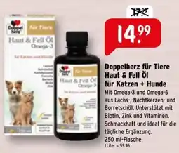 Raiffeisen Markt Doppelherz für Tiere Haut & Fell Öl Angebot