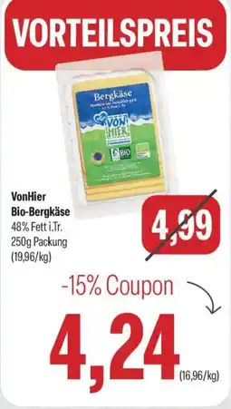 Feneberg VonHier Bio-Bergkäse Angebot