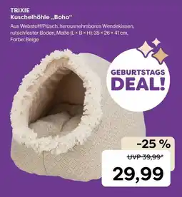 Zoo & Co TRIXIE Kuschelhöhle „Boho“ Angebot