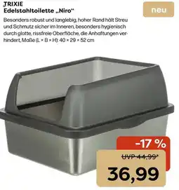 Zoo & Co TRIXIE Edelstahltoilette ,,Niro" Angebot