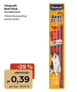 Zoo & Co Vitakraft Beef Stick Hundesnack Angebot