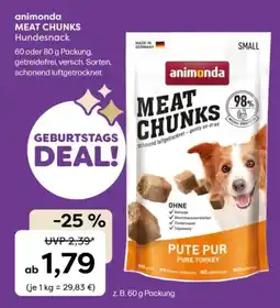 Zoo & Co animonda MEAT CHUNKS Hundesnack Angebot