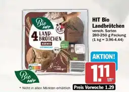 AEZ HIT Bio Landbrötchen Angebot