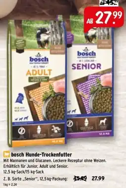 Raiffeisen Markt bosch Hunde-Trockenfutter Angebot