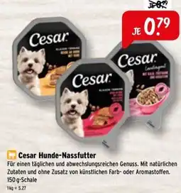 Raiffeisen Markt Cesar Hunde-Nassfutter Angebot