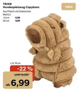 Zoo & Co TRIXIE Hundespielzeug Capybara Angebot