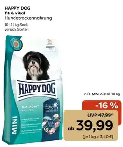 Zoo & Co HAPPY DOG fit & vital Hundetrockennahrung Angebot
