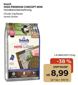 Zoo & Co bosch HIGH PREMIUM CONCEPT MINI Hundetrockennahrung Angebot