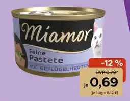 Zoo & Co Miamor Feine Pastete mit Geflügelherzen Angebot