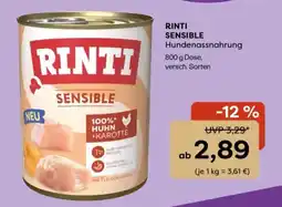 Zoo & Co RINTI SENSIBLE Hundennassnahrung Angebot