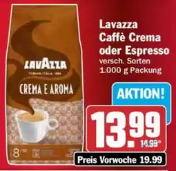AEZ Lavazza Caffè Crema oder Espresso Angebot