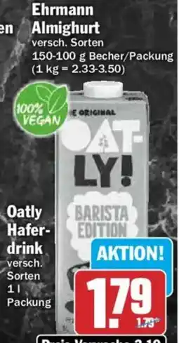 AEZ Oatly Haferdrink Angebot