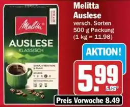 AEZ Melitta Auslese Angebot