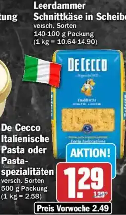 AEZ De Cecco Italienische Pasta oder Pasta-spezialitäten Angebot