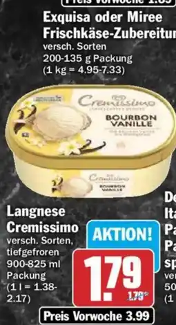 AEZ Langnese Cremissimo Angebot