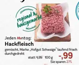 AEZ Hackfleisch gemischt, Marke „Hofgut Schwaige“ Angebot