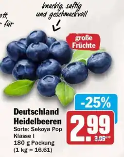 AEZ Deutschland Heidelbeeren Sekoya Pop Angebot