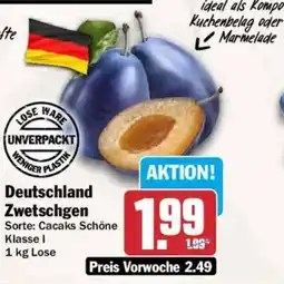 AEZ Deutschland Zwetschgen Angebot