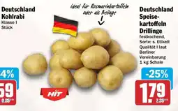 AEZ Deutschland Speisekartoffeln Drillinge Angebot