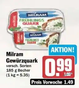 AEZ Milram Gewürzquark Angebot