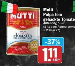 AEZ Mutti Polpa fein gehackte Tomaten Angebot