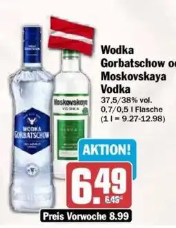 AEZ Wodka Gorbatschow oder Moskovskaya Vodka Angebot