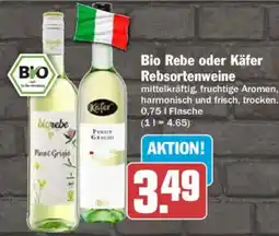 AEZ Bio Rebe oder Käfer Rebsortenweine Angebot