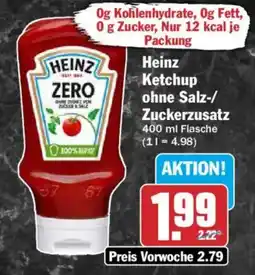 AEZ Heinz Ketchup ohne Salz-/Zuckerzusatz Angebot