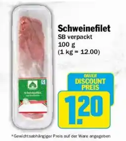 AEZ Schweinefilet SB verpackt Angebot