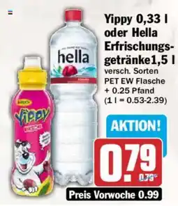AEZ Yippy oder Hella Erfrischungsgetränke Angebot