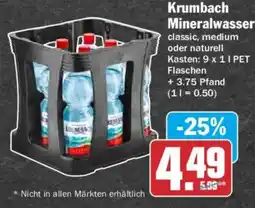 AEZ Krumbach Mineralwasser classic Angebot