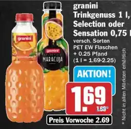 AEZ granini Trinkgenuss Angebot