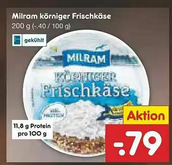 Netto Marken-Discount Milarm Körniger Frischkäse Angebot