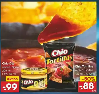 Netto Marken-Discount Chio Dip Chio Tortillas Angebot