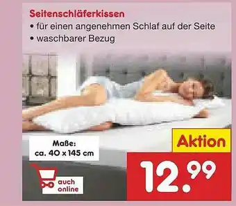 Netto Marken-Discount Seitenschläferkissen Angebot