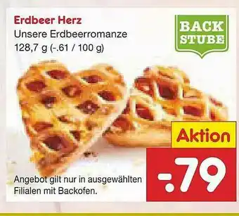 Netto Marken-Discount Erdbeer Herz Angebot