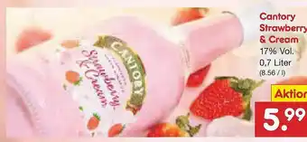 Netto Marken-Discount Cantory Strawberry & Cream Angebot