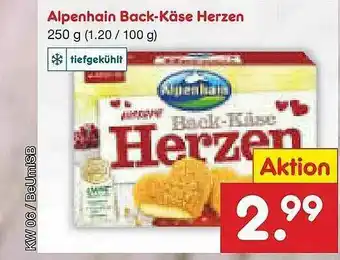 Netto Marken-Discount Alpenhain Back-käse Herzen Angebot